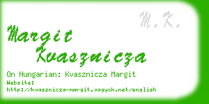 margit kvasznicza business card